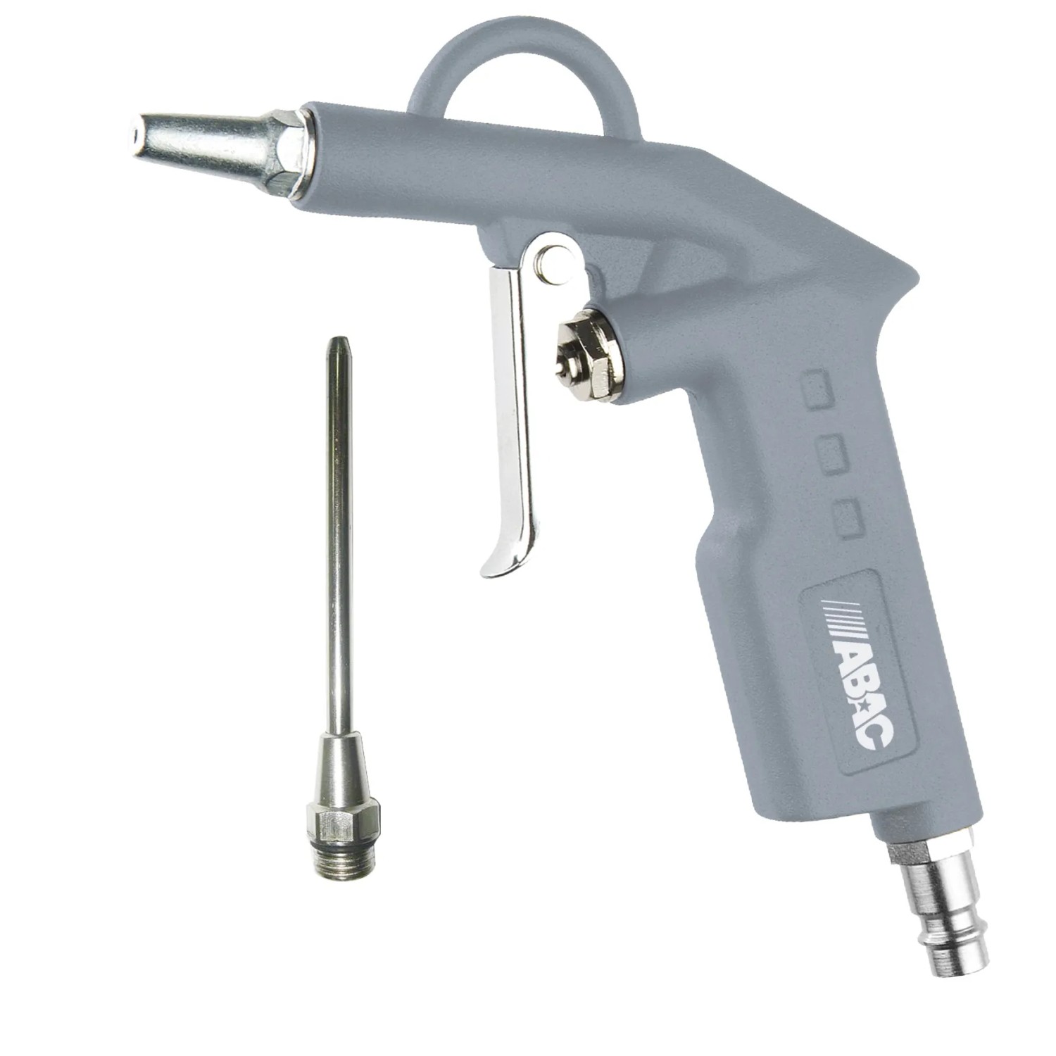 Pistola ad aria compressa con ugello, accessorio per compressori.