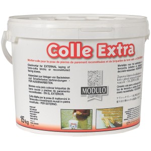 Flexkleber Colle Extra 15 kg per esterni, ideale per incollare rivestimenti.