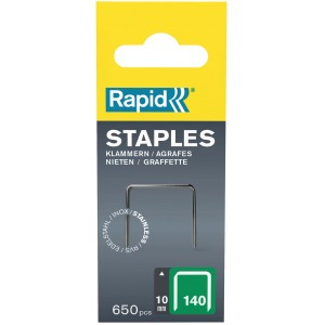 Graffe Rapid a filo piatto INOX No. 140 da 10 mm