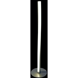 Moderna lampada da tavolo LED t.b.t. con design sottile per illuminazione d'atmosfera.