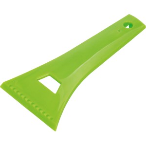 Raschietto per ghiaccio Trend verde in plastica con manico ergonomico, circa 20 cm di lunghezza.