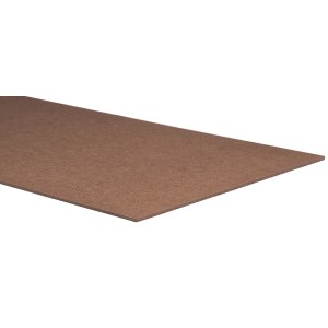 Pannello in legno t.b.t. marrone per taglio e design.