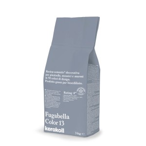 Stucco Fugabella Color 13, sacco grigio (3kg) per piastrelle, mosaici e marmo.