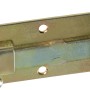 Catenaccio per finestra zincato giallo con pomello, 120x45 mm, per la sicurezza delle finestre.