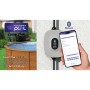 Piscina Gre Mauritius ovale fuori terra effetto legno, controllata via app e Bluetooth con Smart Plug.