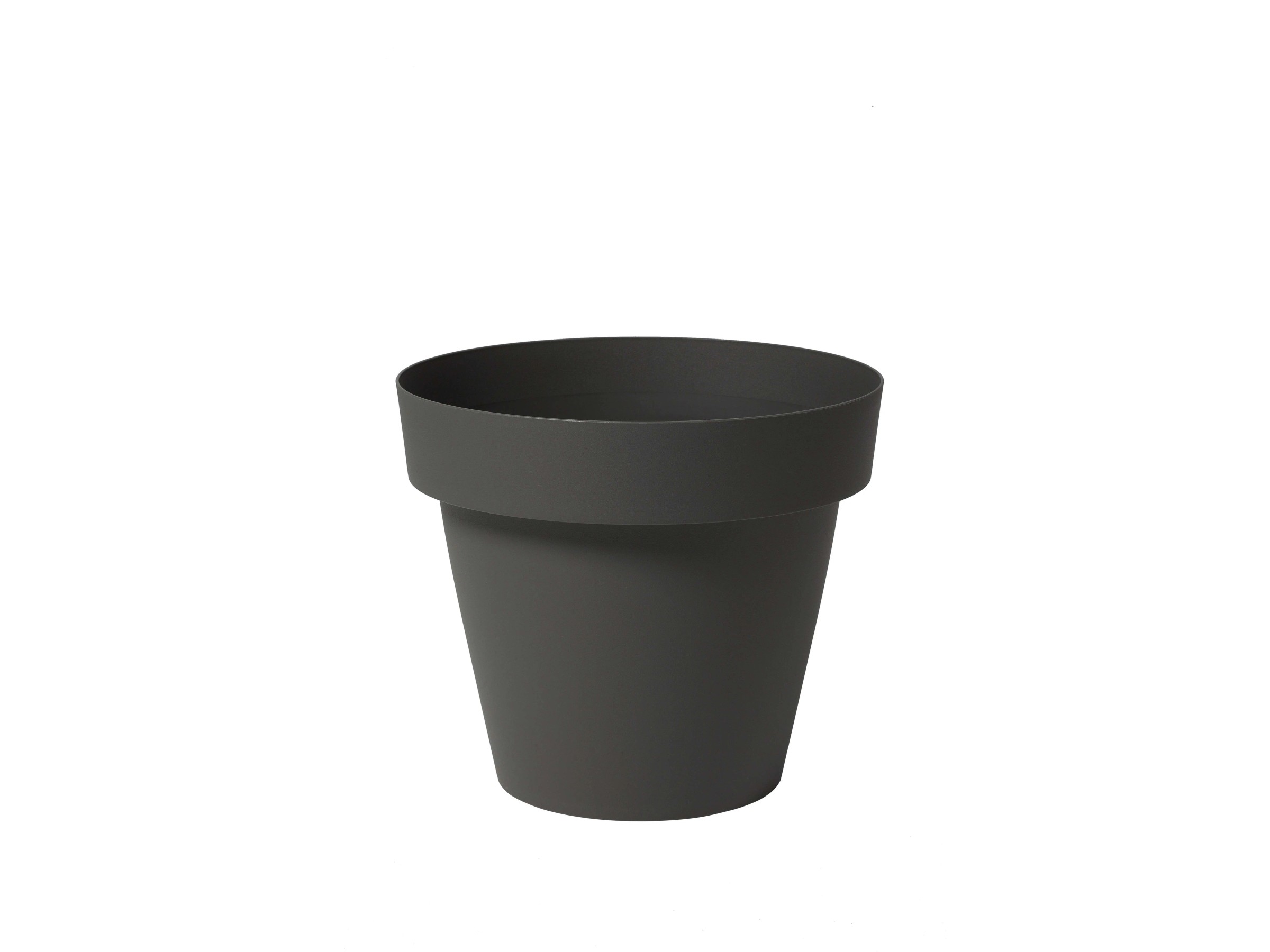 Vaso Lofly in plastica Grigio antracite 47,6 (lunghezza) x 47,6(larghezza) x 42,5 (altezza) cm | Leroy Merlin