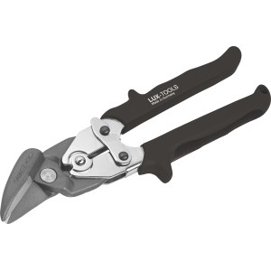 Cesoie per lamiera LUX 250 mm con impugnature ergonomiche a 2 componenti per una presa sicura.