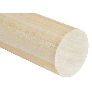 Corrimano in legno chiaro (Corrimano), dettaglio.