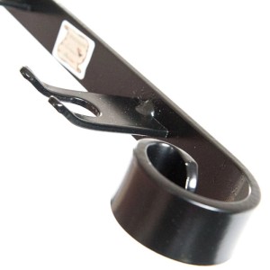 Supporto da muro per pale forno Cruccolini in ferro battuto 63x7x4cm