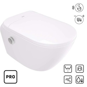 WC smart Legos con sedile automatico - pro 34,8x34,9 cm Bianco