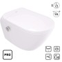 WC smart Legos con sedile automatico - pro 34,8x34,9 cm Bianco