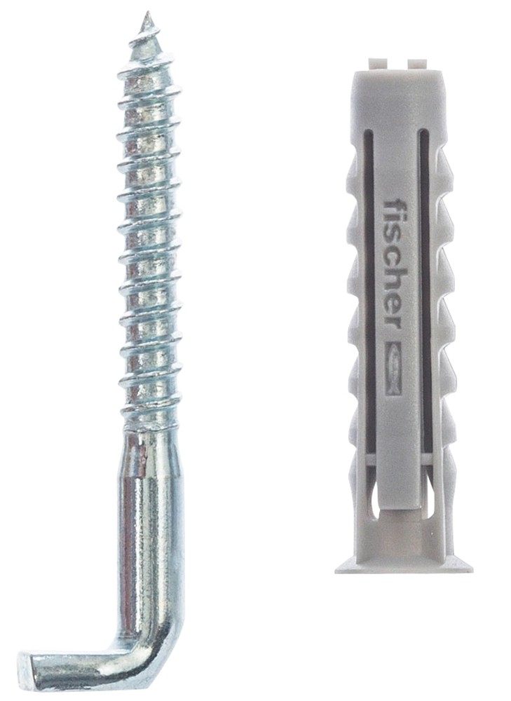 Fischer 548859 Vite De Ancoraggio E Tassello 77 Pezzo/i Set De Tasselli De Tasselli E Viti Da Parete