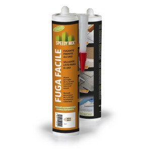 Cartuccia di stucco per fughe, colore beige, per interni ed esterni.