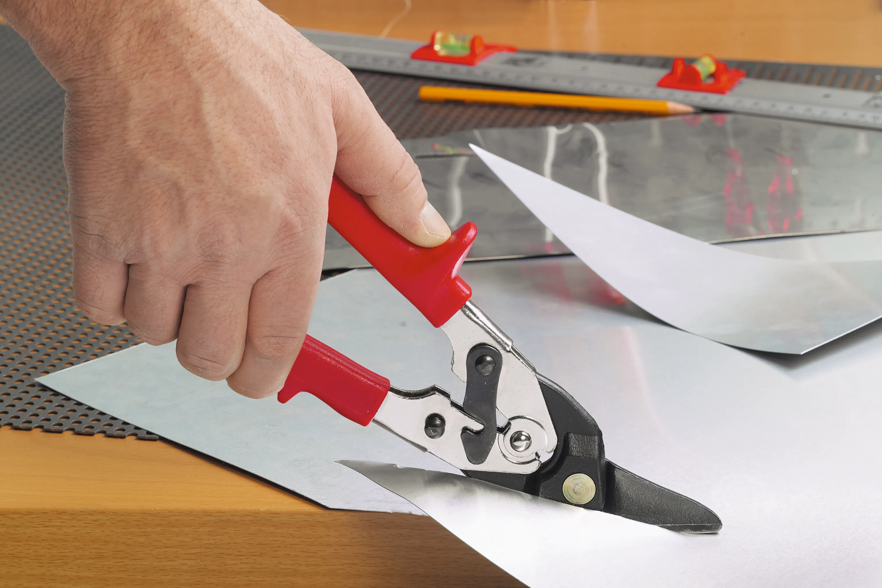 Cesoie Per Lamiere Kippen 250mm - Acciaio Al Cromo Vanadio, Manico Antiscivolo - Foto 10