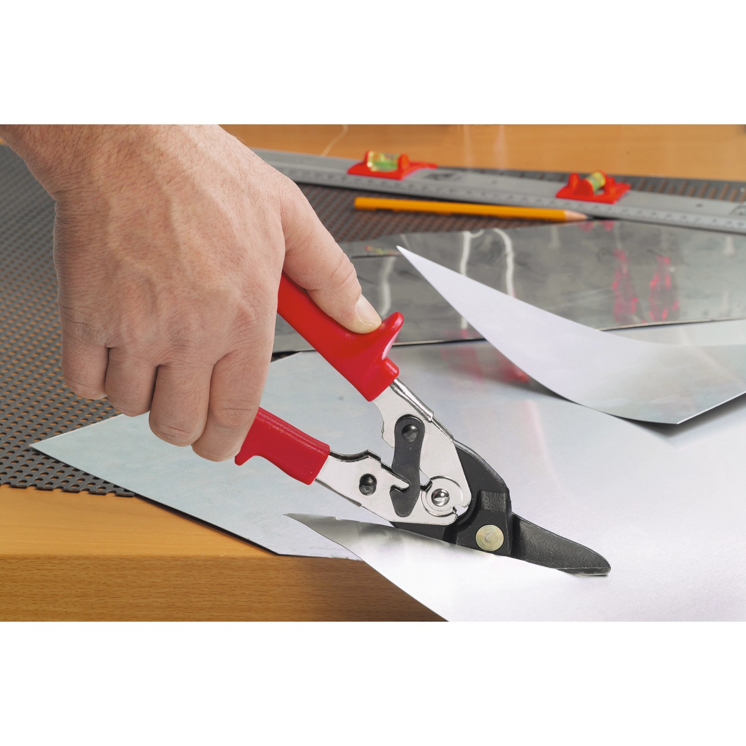 CESOIA DRITTA PER LAMIERA DA 250 MM 573/7P ART. 615160 UNIOR 7498 - Foto 6