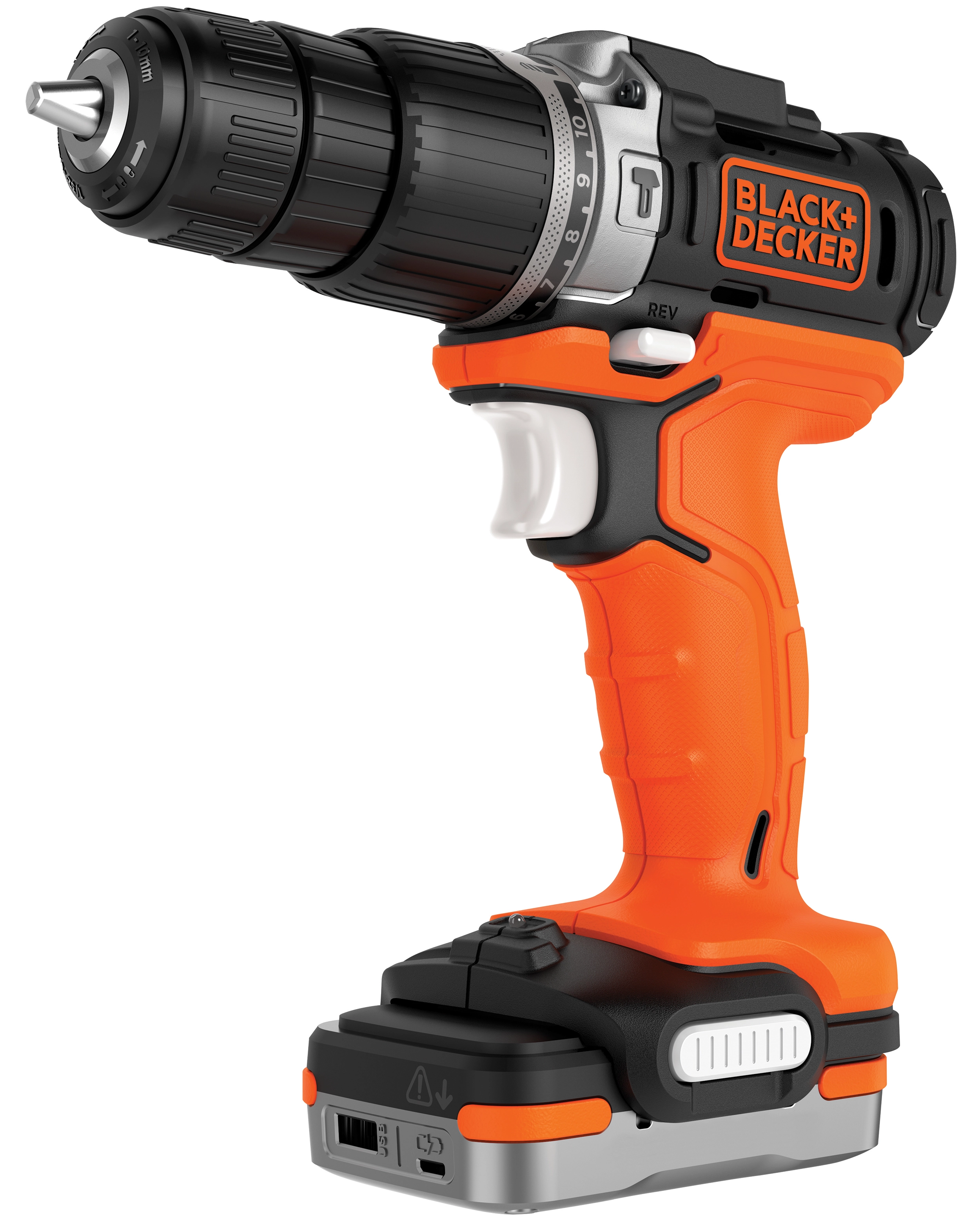 Trapano avvitatore Black+Decker 12 V a percussione con 2 velocità meccaniche