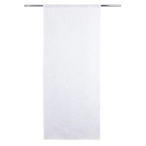 Tenda/pannello in tessuto t.b.t. bianco trasparente per decorazione finestre.