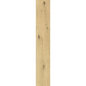 Piastrella per pavimenti chiara effetto legno. Ideale per spazi abitativi.