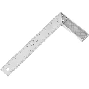 Squadra a squadra LUX Classic, 250 mm, per tracciare angoli a 90°. Strumento di misura con graduazione metrica.