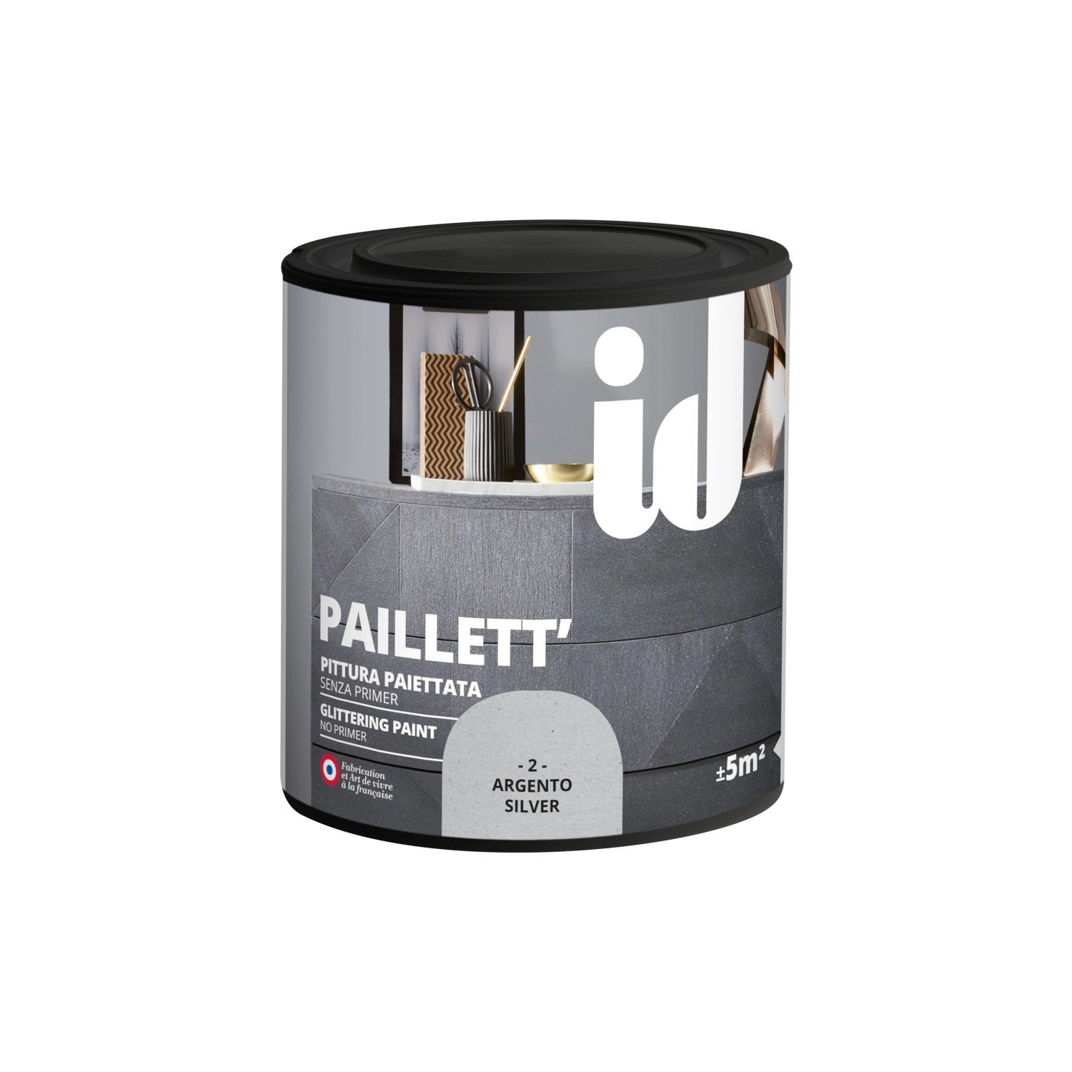 Vernice Argento Solvente Per Interni - Tixe Argento 500 Ml - Foto 11