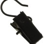 Clip gancio nero per binari per tende.