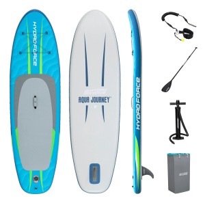 Set Bestway SUP Board Aqua Journey 274 cm con pagaia, pompa, leash e zaino.
