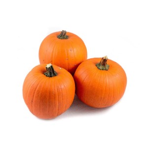 Tre zucche arancioni della categoria Ortaggi da frutto.