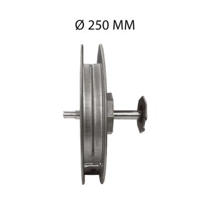 Albero per tapparelle, diametro 250 mm, per sistemi di tapparelle.