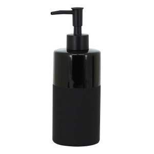 Dispenser sapone nero di t.b.t. per bagno e cucina.