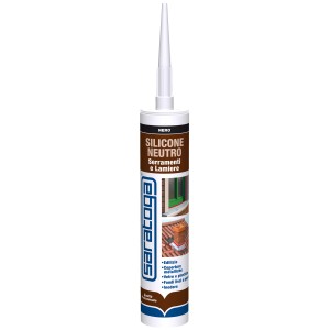 Cartuccia di silicone neutro per sigillature interne ed esterne.