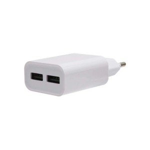 Caricabatterie da rete 2 porte USB 2,1 A