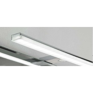 t.b.t. Accessorio per specchio: luce LED effetto cromo per mobile specchio o specchio da bagno.