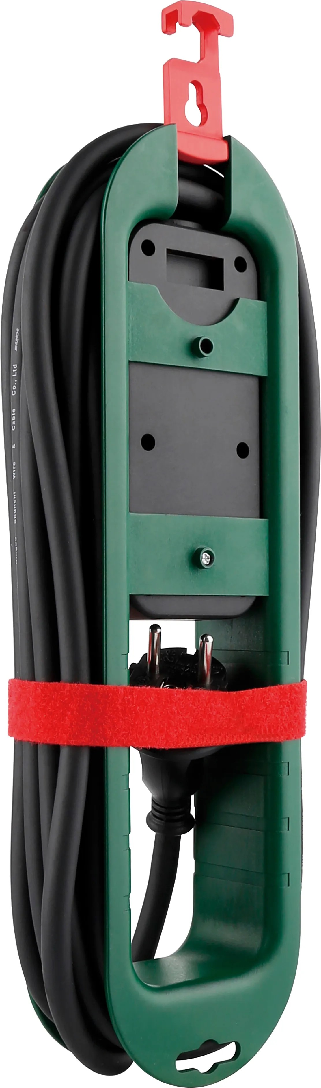 Prolunga Esterna In Gomma 25 Metri IP44 - 16A, 250V, Cavo H05RR-F3G 1,5 Mm², Con Protezione Contatti, Colore Nero