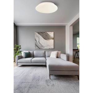 Plafoniera LED Vera 2000 lm 4000K Ø 37,5x33x9 cm bianco