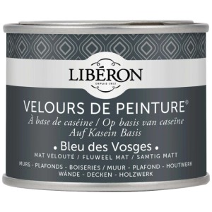 Idropittura lavabile Velours de Peinture Liberon Bleu des Vosges 0,125 L