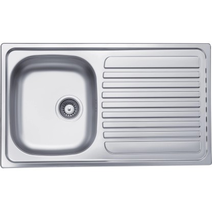 Lavello da incasso 1 vasca sx 86 cm inox