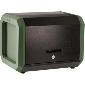 t.b.t. in verde e nero. Dettaglio della pompa a pressione.