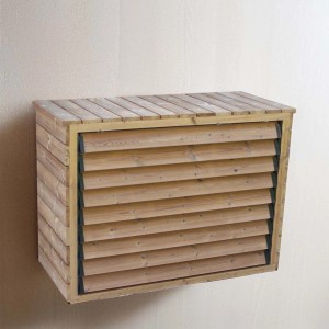 Copertura climatizzatore in legno 132x58x cm H 98 cm