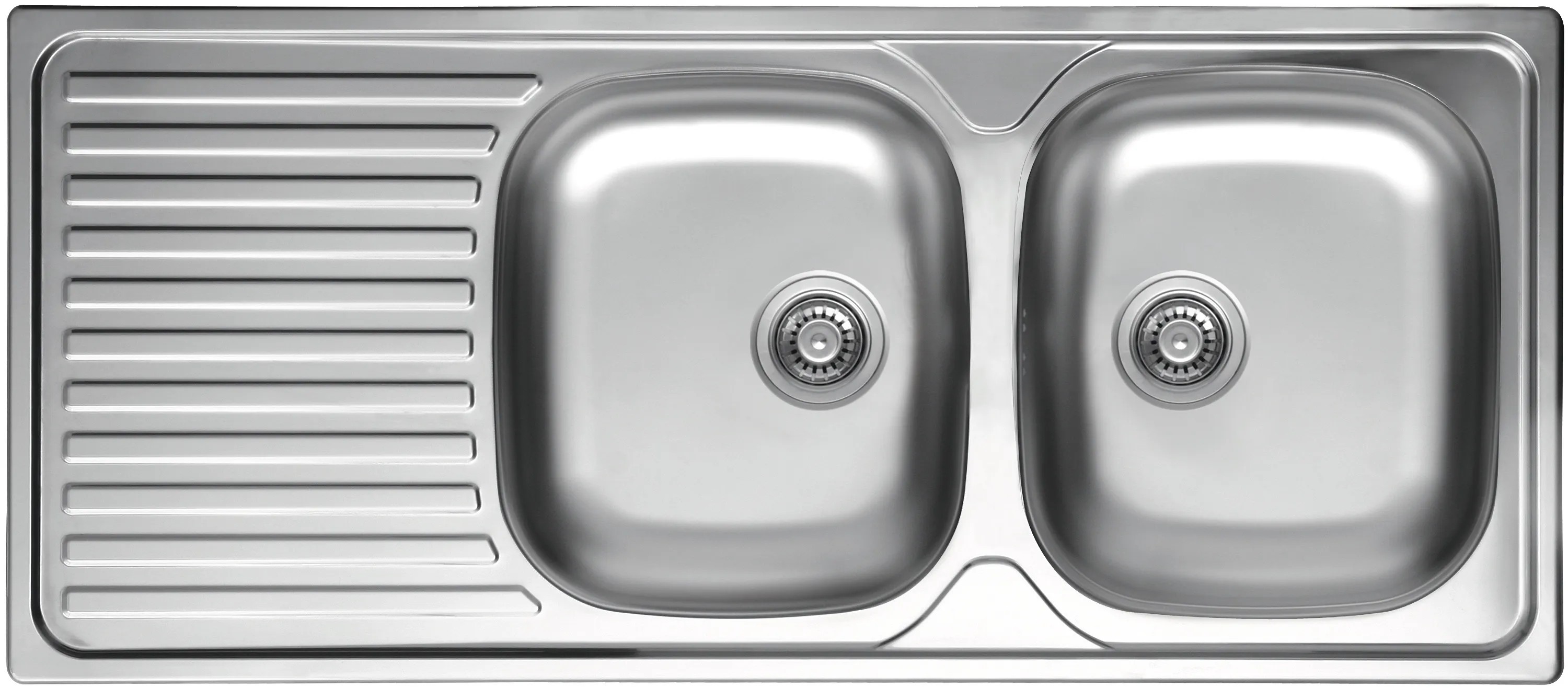 Lavello Integrato 2 Vasche In Inox Argento DELINIA Amaltia L 50 X L 86 Cm 34242775 - Foto 2