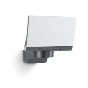Faretto LED da esterno Steinel XLED Home 2 grafite, orientabile, con copertura opale.