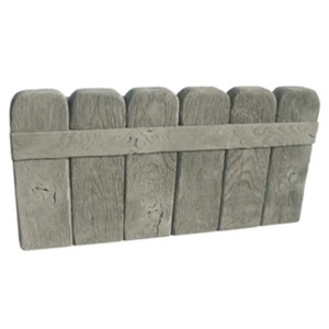 Bordura in cemento bois grise 50x3,5x25 cm