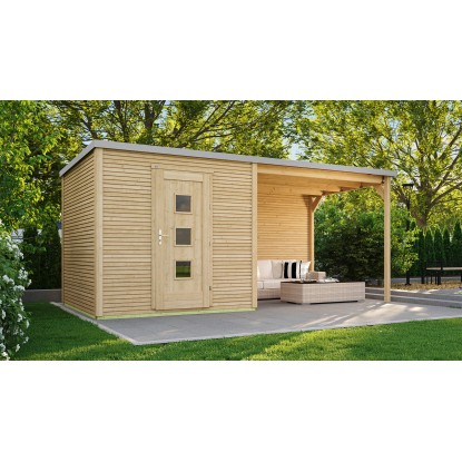 Casetta da giardino Weka WekaLine 413 B in legno naturale 6,25 m²