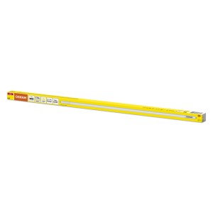 Tubo fluorescente LED Osram G5, 7W, bianco caldo, in confezione gialla.