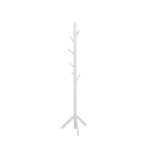 Appendiabiti piantana faggio h 175,5 cm bianco