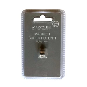 Magnete Mazzoleni, magneti super potenti per forniture artistiche, confezionati.