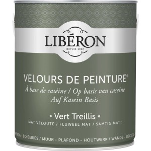 Idropittura lavabile Velours de Peinture Liberon Vert Treillis 2,5 L