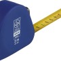 Metro a nastro LUX Classic 3 m, custodia blu, nastro giallo. Strumento di misura per distanze e lunghezze.