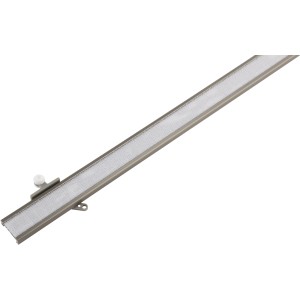 Mydeco carrello per pannello per tenda scorrevole, effetto acciaio inox, 60 cm. Accessorio per tenda a pannello.