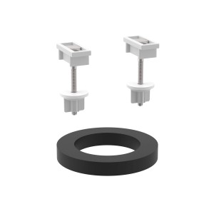 t.b.t. Ricambi per cassette WC: Materiale di fissaggio e anello di tenuta.