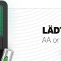 Mini caricabatterie Energizer per batterie AA/AAA con display LED.